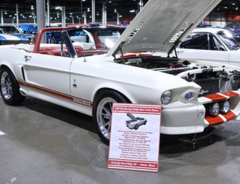 Car Show Sign for a Ford Mustang