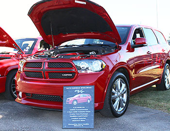 Car Show Sign for a Dodge Durango